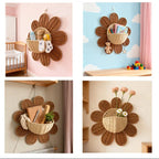 Wall-Mounted Storage Basket - Sunflower Woven