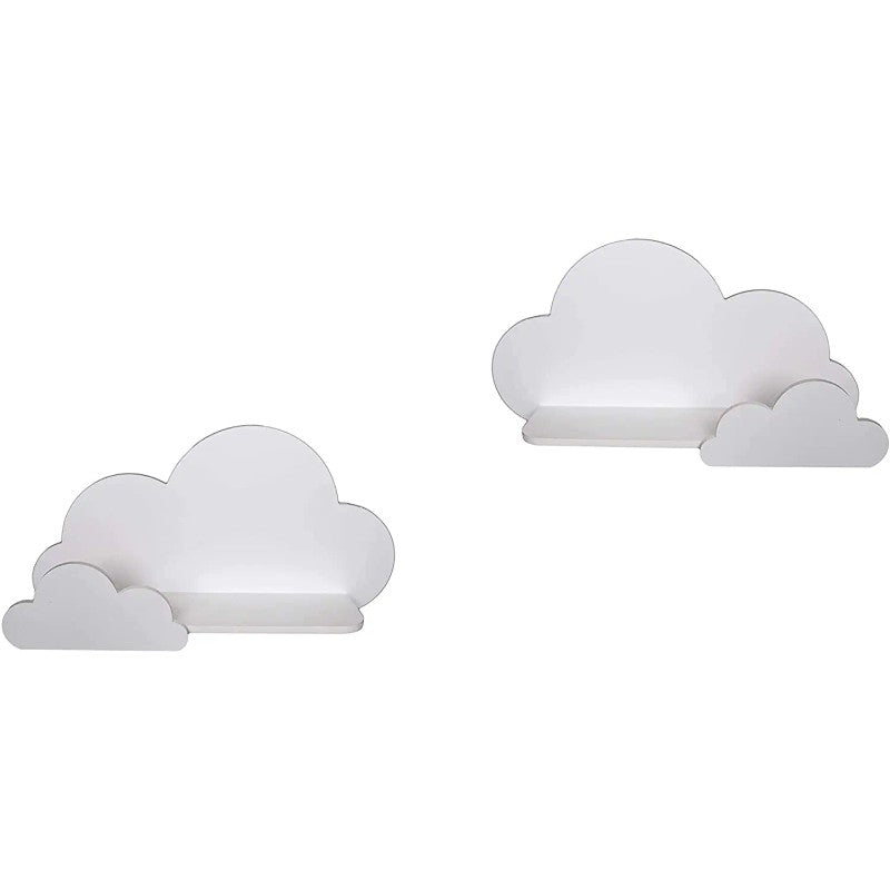 Wall Shelf - Cloud-Shaped Storage for Children's Room
