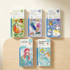 Watercolour Painting Book with Integrated Palette - Multiple Themes