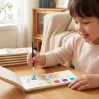 Watercolour Painting Book with Integrated Palette - Multiple Themes