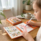 Watercolour Painting Kit - All-in-One Book with Pre-Sketched Pages