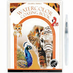 Watercolour Painting Kit - All-in-One Book with Pre-Sketched Pages