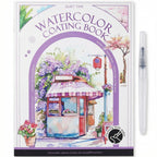 Watercolour Painting Kit - All-in-One Book with Pre-Sketched Pages