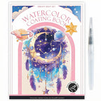 Watercolour Painting Kit - All-in-One Book with Pre-Sketched Pages