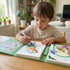 Watercolour Painting Kit - All-in-One Book with Pre-Sketched Pages