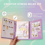 Watercolour Painting Kit - All-in-One Book with Pre-Sketched Pages