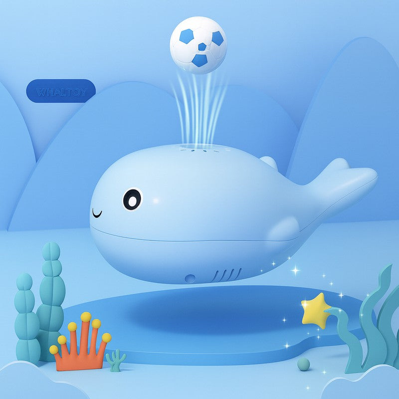 Whale-Shaped Interactive Hover Ball Toy