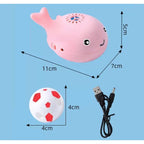 Whale-Shaped Interactive Hover Ball Toy