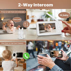 WiFi Baby/Pet Monitor Camera Set with LCD Screen - PTZ