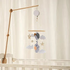 Wooden Baby Mobile - Ocean Theme with Felt Figures