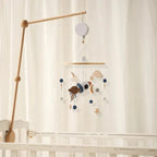 Wooden Baby Mobile - Ocean Theme with Felt Figures