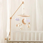 Wooden Baby Mobile - Ocean Theme with Felt Figures