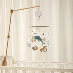 Wooden Baby Mobile - Ocean Theme with Felt Figures