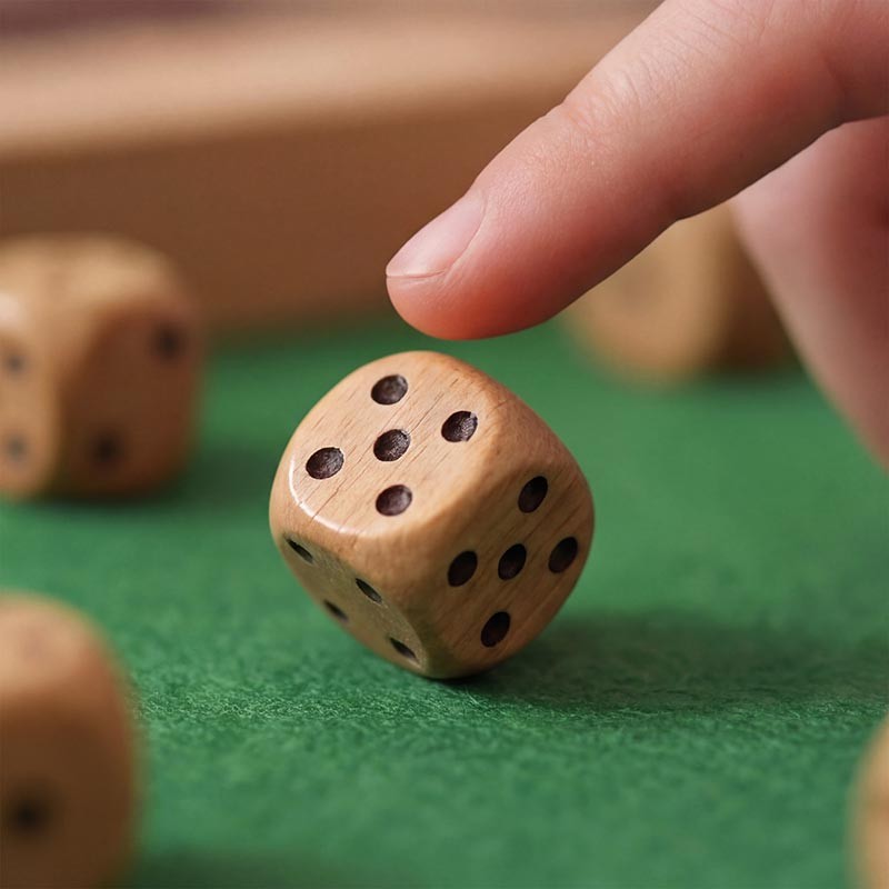 Wooden Educational Board Game - Shut the Box with Number Tiles