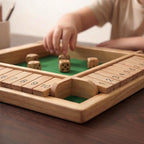 Wooden Educational Board Game - Shut the Box with Number Tiles