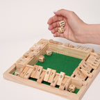 Wooden Educational Board Game - Shut the Box with Number Tiles