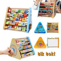 Wooden Montessori Activity Centre - 5-in-1 Triangle Toy
