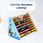 Wooden Montessori Activity Centre - 5-in-1 Triangle Toy