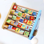 Wooden Montessori Activity Centre - 5-in-1 Triangle Toy