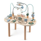 Wooden Montessori Activity Table - Beaded Forest Frame