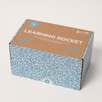 Wooden Montessori Rocket Toy - Shape Sorter with Abacus and Spinning Wheels