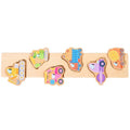 Wooden Shape-Matching Puzzle Board - Montessori Early-Education Toy