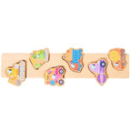 Wooden Shape-Matching Puzzle Board - Montessori Early-Education Toy