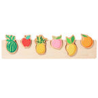 Wooden Shape-Matching Puzzle Board - Montessori Early-Education Toy