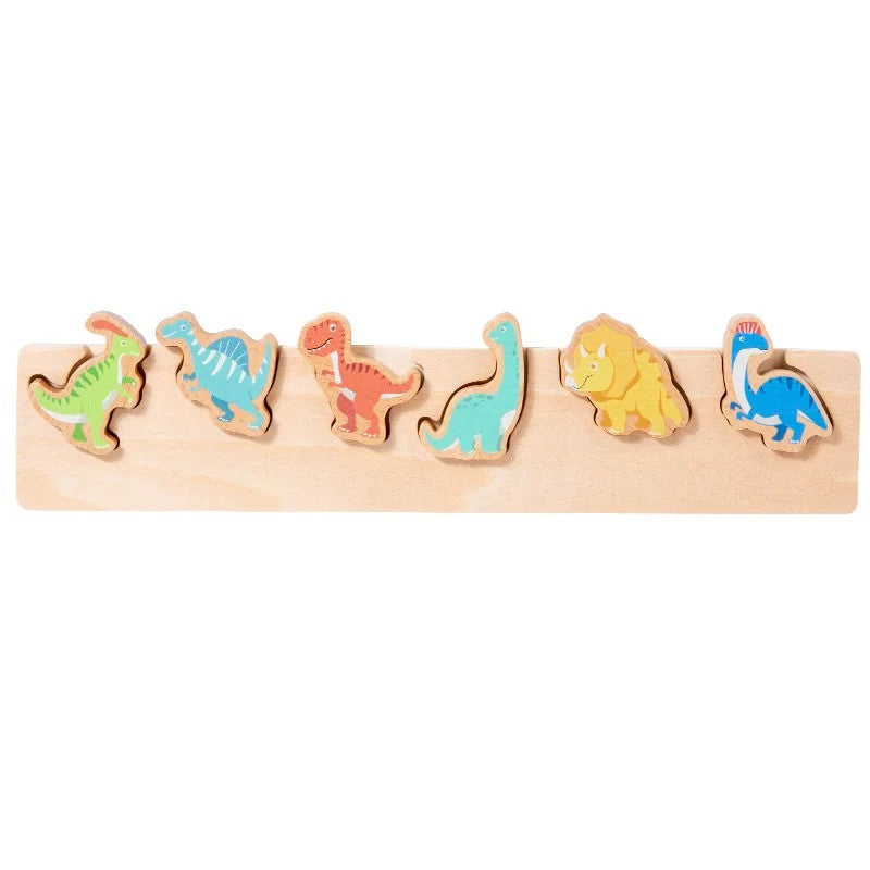 Wooden Shape-Matching Puzzle Board - Montessori Early-Education Toy